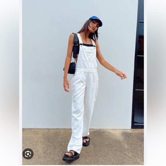 Princess Polly Pants & Jumpsuits Princess Polly White Overalls